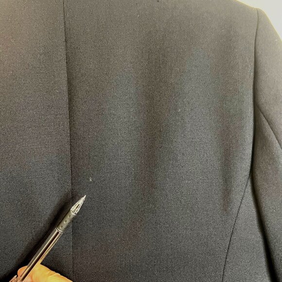 Pendleton Petite Women's Black Blazer Jacket Size 18 Virgin Wool Professional - Picture 10 of 16